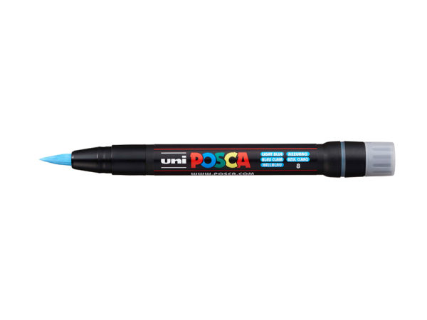Uni POSCA PCF-350 - Brush 1-10mm - 8 Light Blue