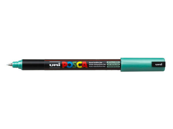 Uni POSCA PC-1MR - Ulta-Fine 0,7mm - M6 Metallic Green