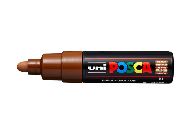 Uni POSCA PC-7M - Bullet 4,5-5,5mm - 21 Brown