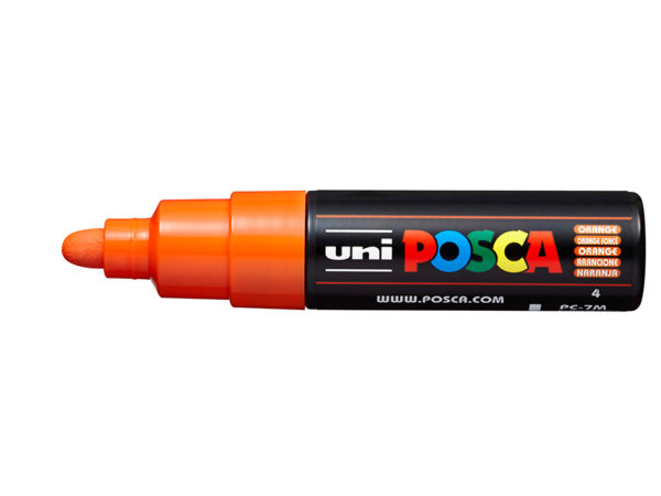 Uni POSCA PC-7M - Bullet 4,5-5,5mm - 4 Orange