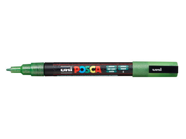 Uni POSCA PC-3M - Fine 0,9-1,3mm - 6 Sparkling Green