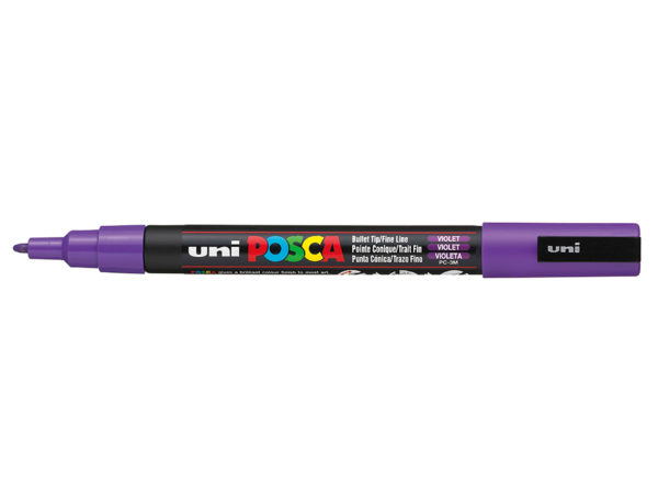 Uni POSCA PC-3M - Fine 0,9-1,3mm - 12 Violet