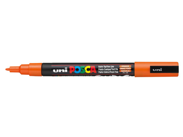 Uni POSCA PC-3M - Fine 0,9-1,3mm - 4 Orange