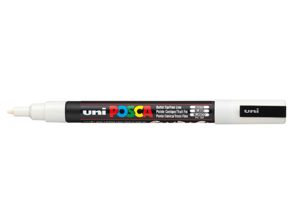 Uni POSCA PC-3M - Fine 0,9-1,3mm - 1 White