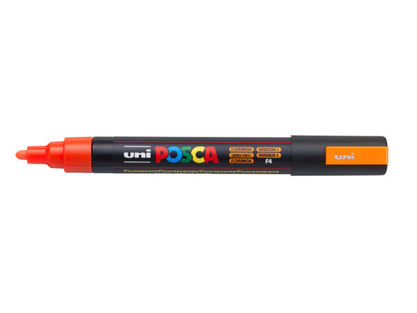 Uni POSCA PC-5M - Medium 1,8-2,5mm - F4 Fluorescent Orange