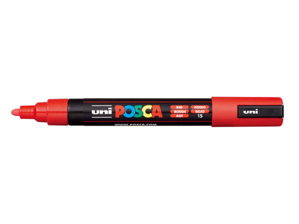 Uni POSCA PC-5M - Medium 1,8-2,5mm - 15 Red