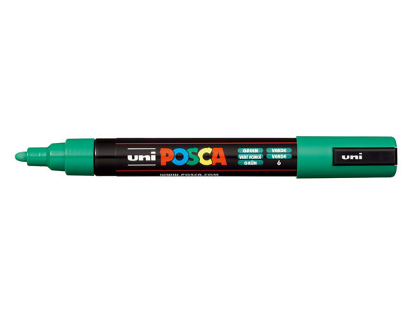 Uni POSCA PC-5M - Medium 1,8-2,5mm - 6 Green
