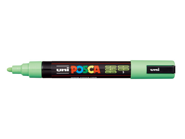 Uni POSCA PC-5M - Medium 1,8-2,5mm - 5 Light Green