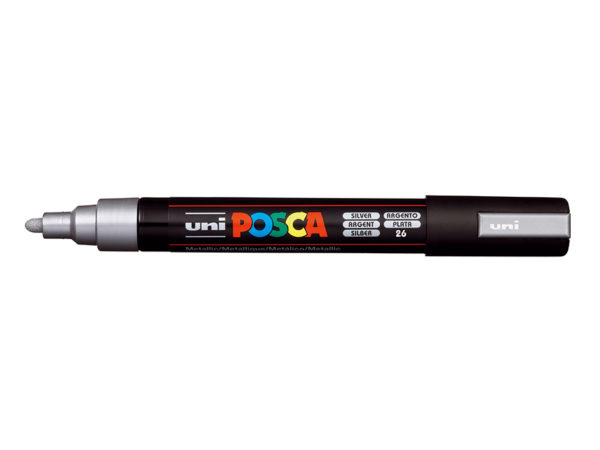 Uni POSCA PC-5M - Medium 1,8-2,5mm - 26 Silver