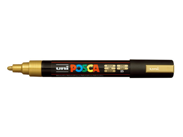 Uni POSCA PC-5M - Medium 1,8-2,5mm - 25 Gold