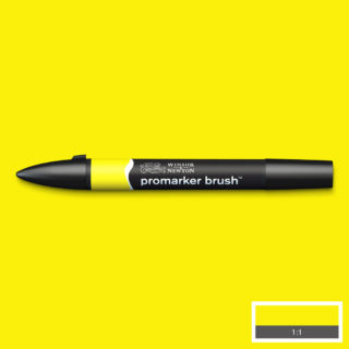 W&N Promarker Brush Y657 Yellow