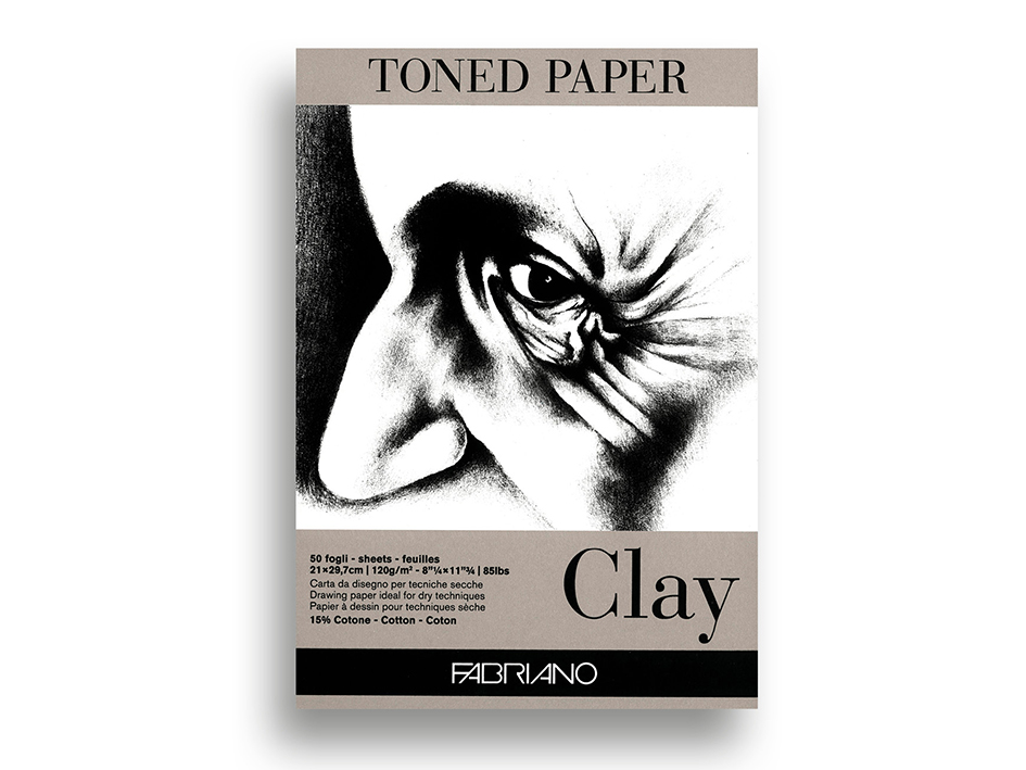 Fabriano Clay Toned Paper A4 120gr.