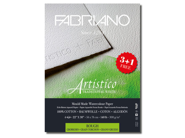 Fabriano Artistico TW – 56x76cm 300g – R – 4ark