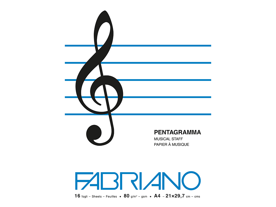 Fabriano Musica Album A4 80gr.