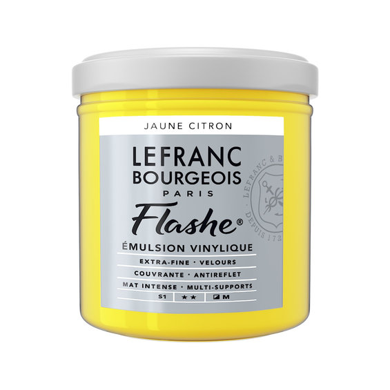 Lefrance&Bourgeois Flashe Vinylcolor 125ml - 169 Lemon Yellow