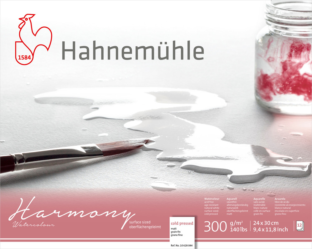 Hahnemühle Harmony Watercolour 300gr. CP 628044 24x30