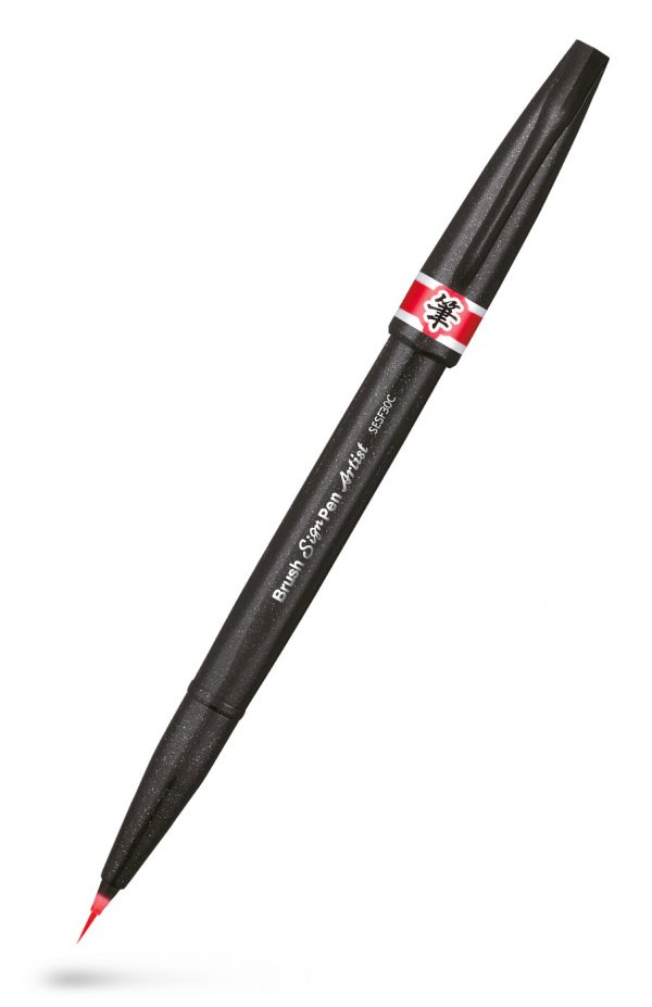 Pentel Sign Pen Artist Red SESF30C-BX