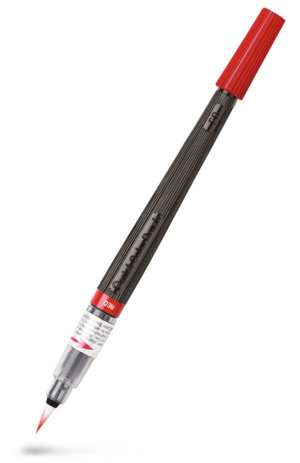 Pentel Arts Color Brush-Pen XGFL-102X Red
