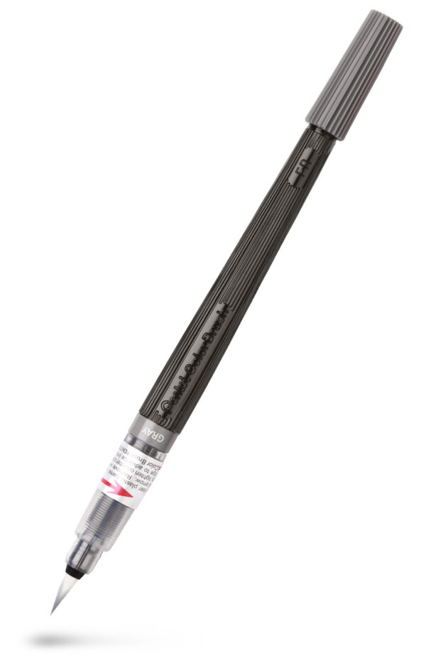 Pentel Arts Color Brush-Pen XGFL-137X Grey