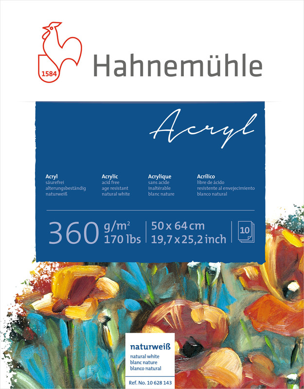 Hahnemühle Acryl Paint Board 360gr 50x64 628143