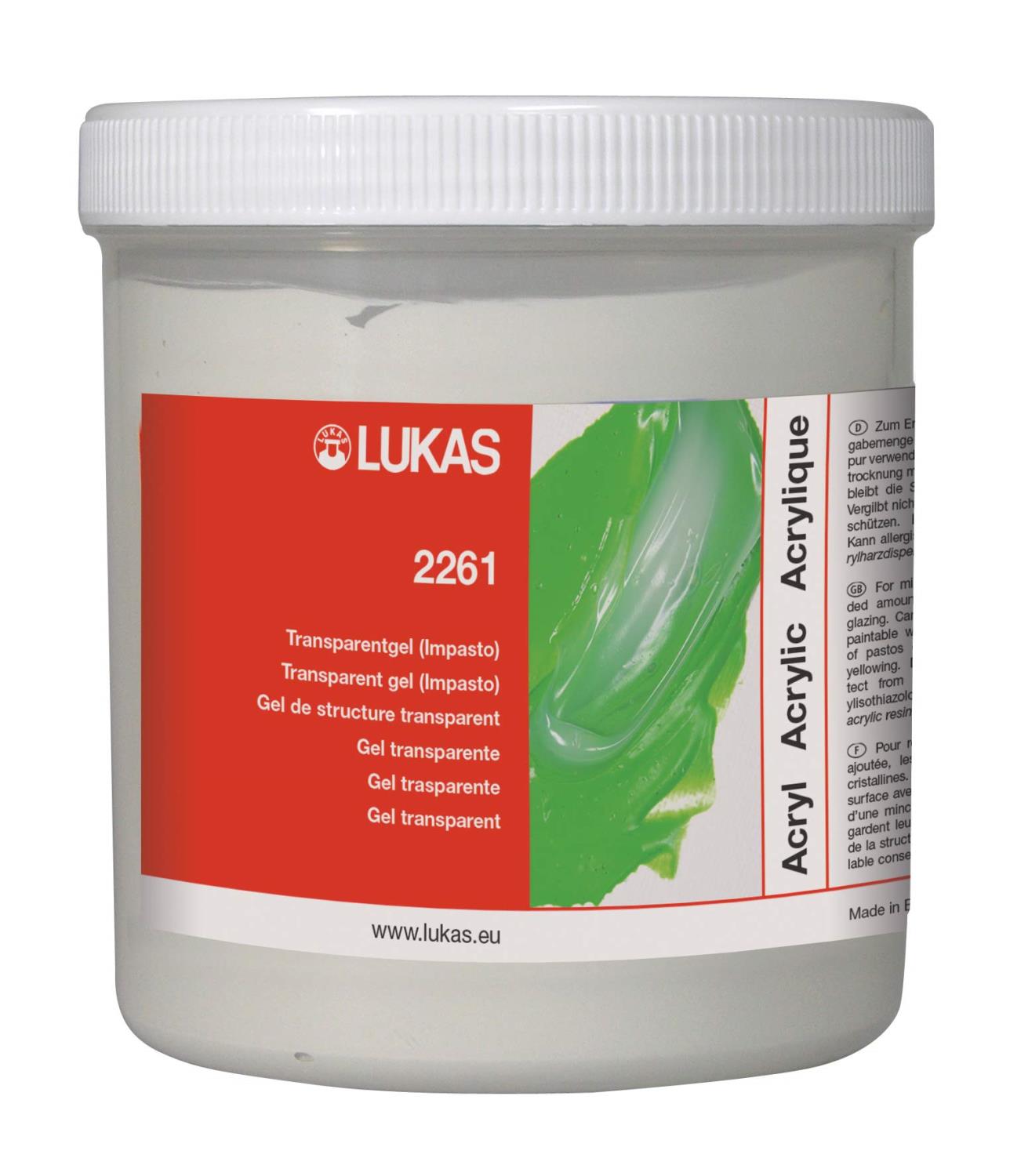 Lukas 2261 250 ml Acrylic Transparent Gel