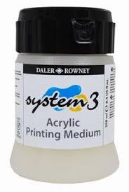Daler Rowney 011 System3 Acrylic Printing Medium 250 ml