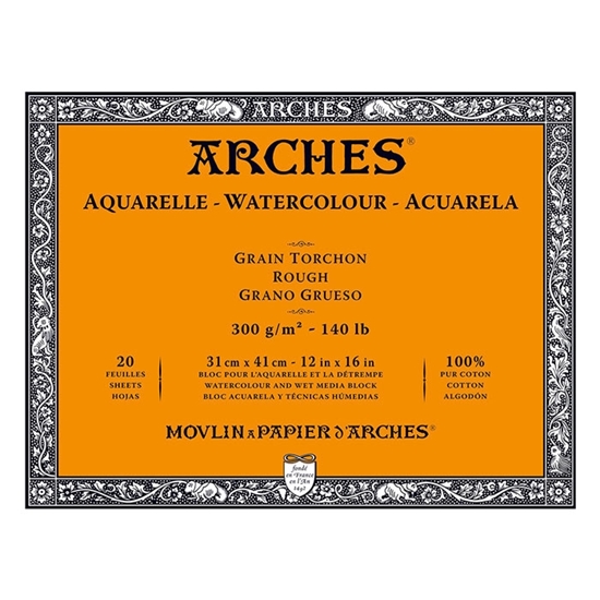 Arches Watercolor 300gr. 31x41 - Grain Torchon/Rough