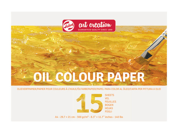 Talens Art Creation Oil paper A4 300gr. 15 sheets