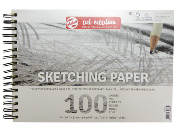 Talens Art Creation Sketching Paper A4 90gr. 100sheets