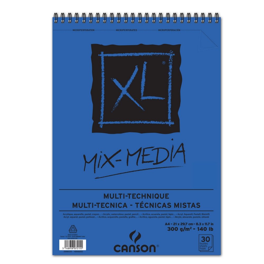 Canson XL-Mix Media 300gr. A4 30ark