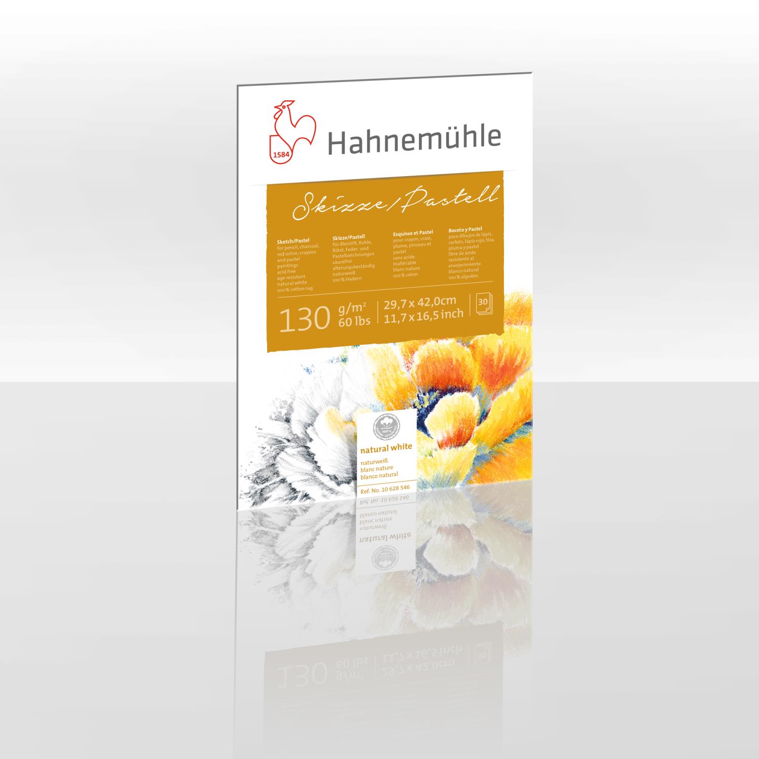 Hahnemühle Skisse/Pastellblokk 130gr. A3 628546