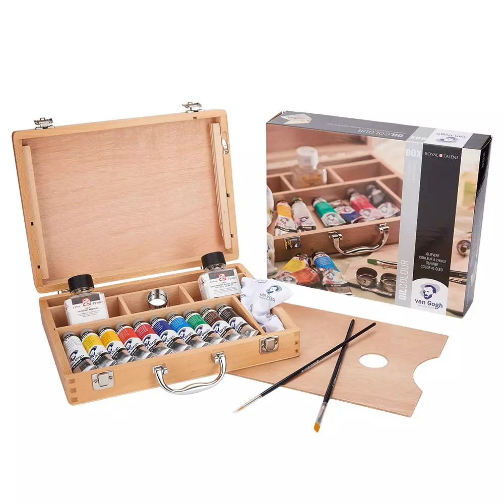 Talens Van Gogh Oil Basic Box 10tubes +Accessories