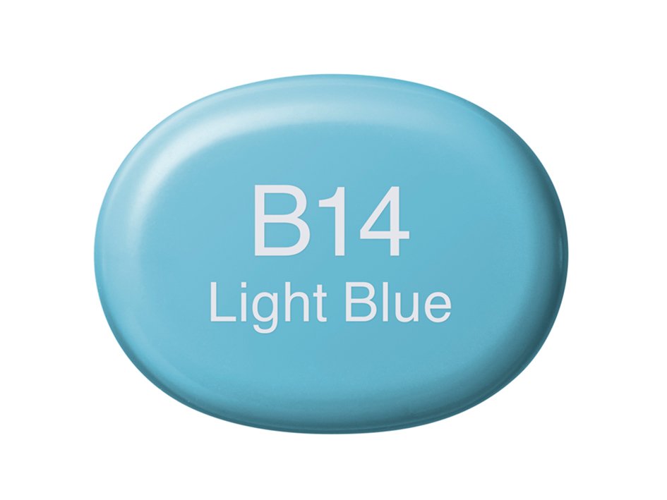 Copic Marker Sketch - B14 Light Blue