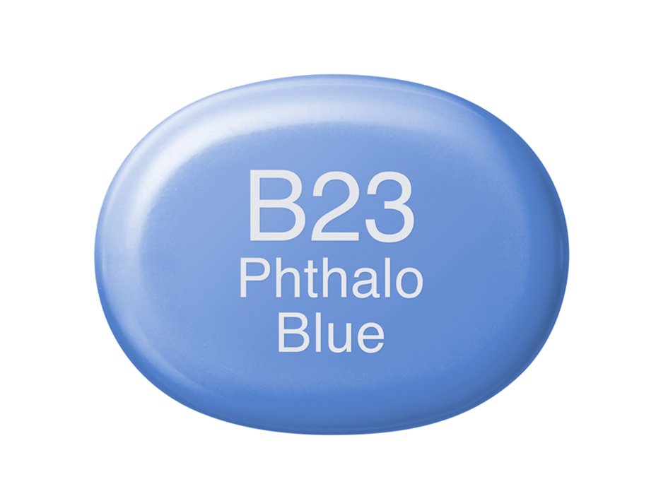 Copic Marker Sketch - B23 Phthalo Blue