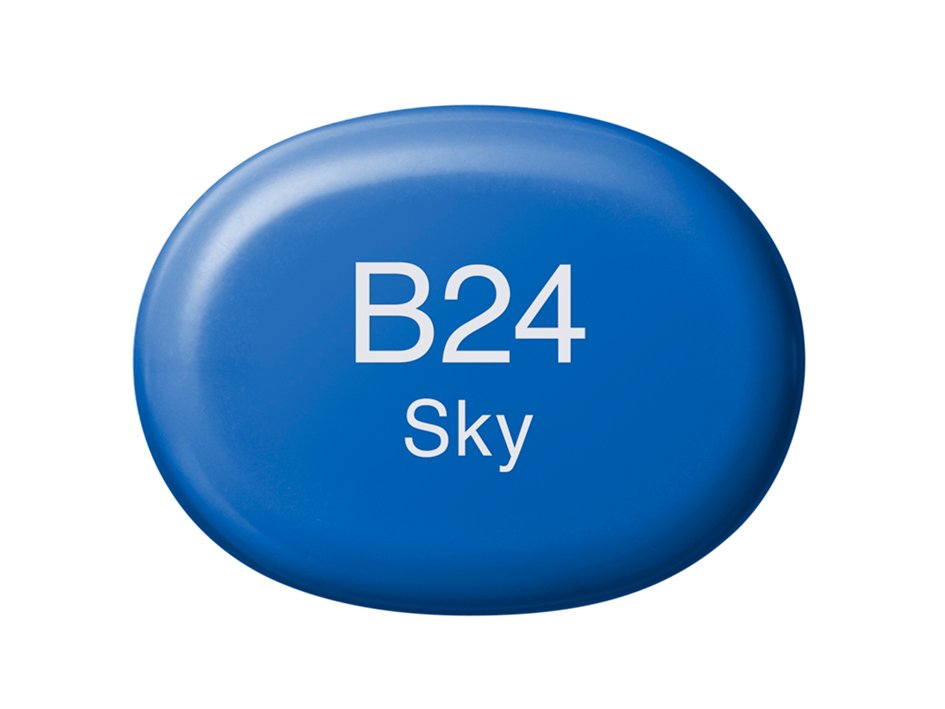 Copic Marker Sketch - B24 Sky