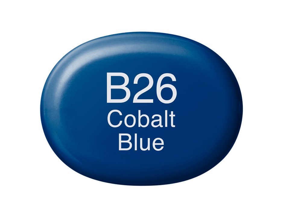 Copic Marker Sketch - B26 Cobalt Blue