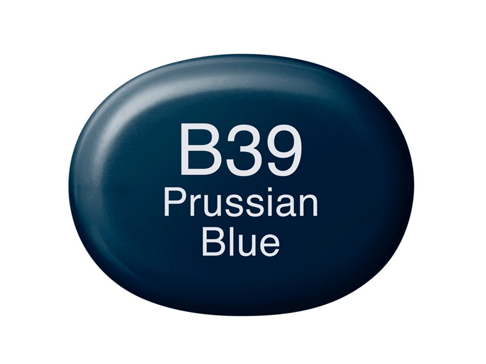 Copic Marker Sketch - B39 Prussian Blue