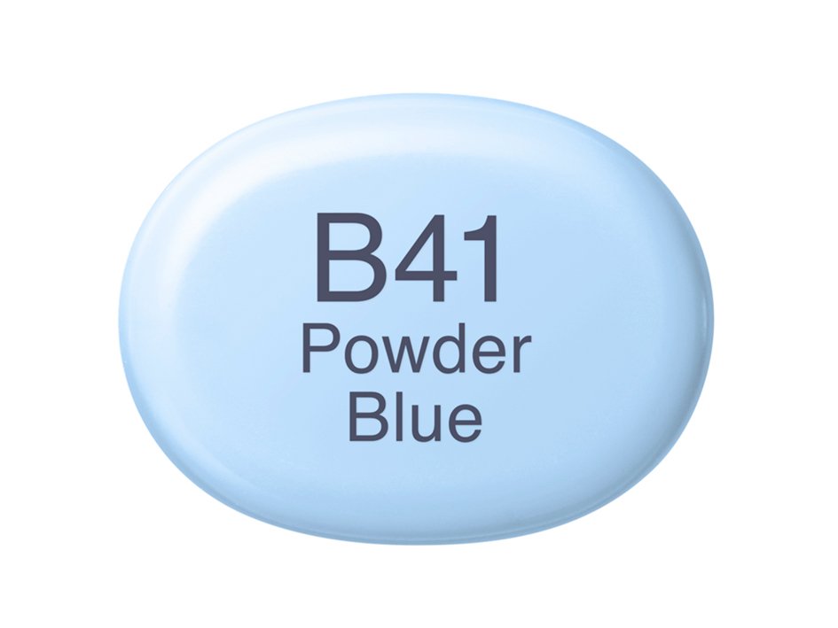Copic Marker Sketch - B41 Powder Blue