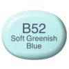 Copic Marker Sketch - B52 Soft Greenish Blue
