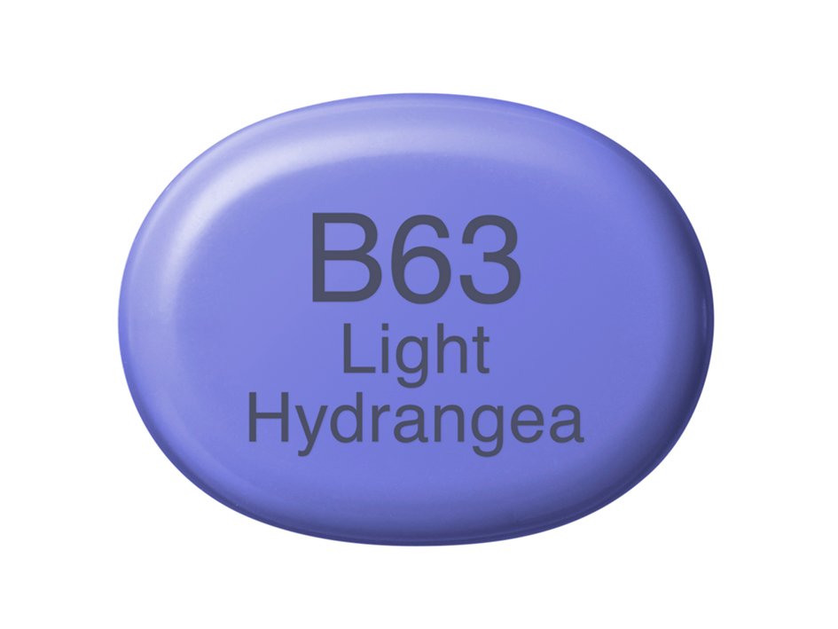Copic Marker Sketch - B63 Light Hydrangea