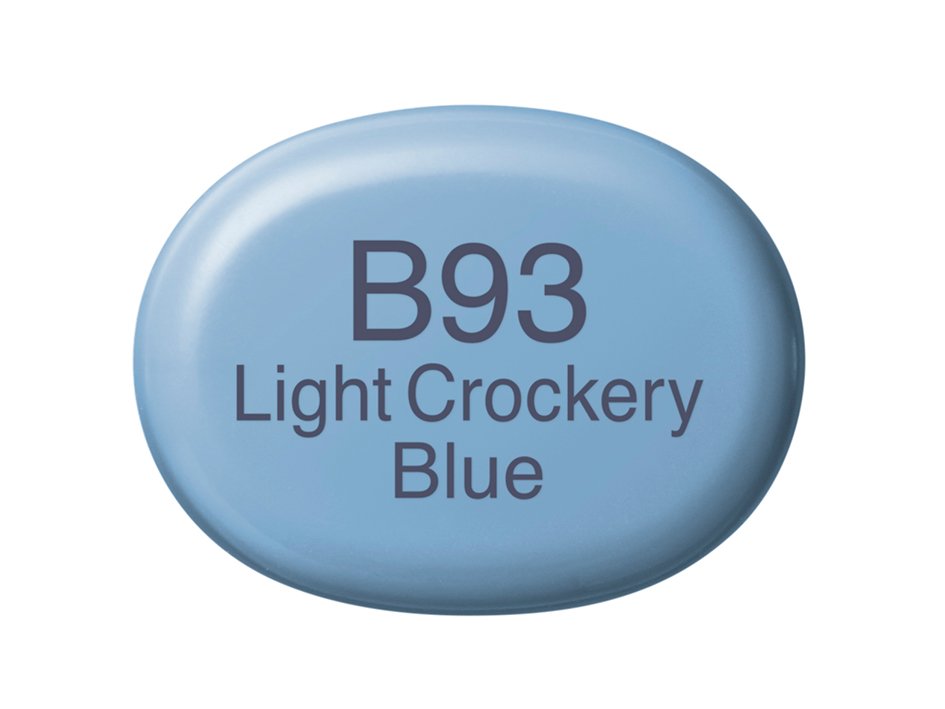 Copic Marker Sketch - B93 Light Crockery Blue
