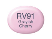 Copic Marker Sketch - RV91 Grayish Cherry