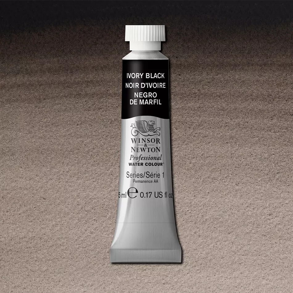 W&N Professional Watercolour 5ml 331 Ivory Black S1