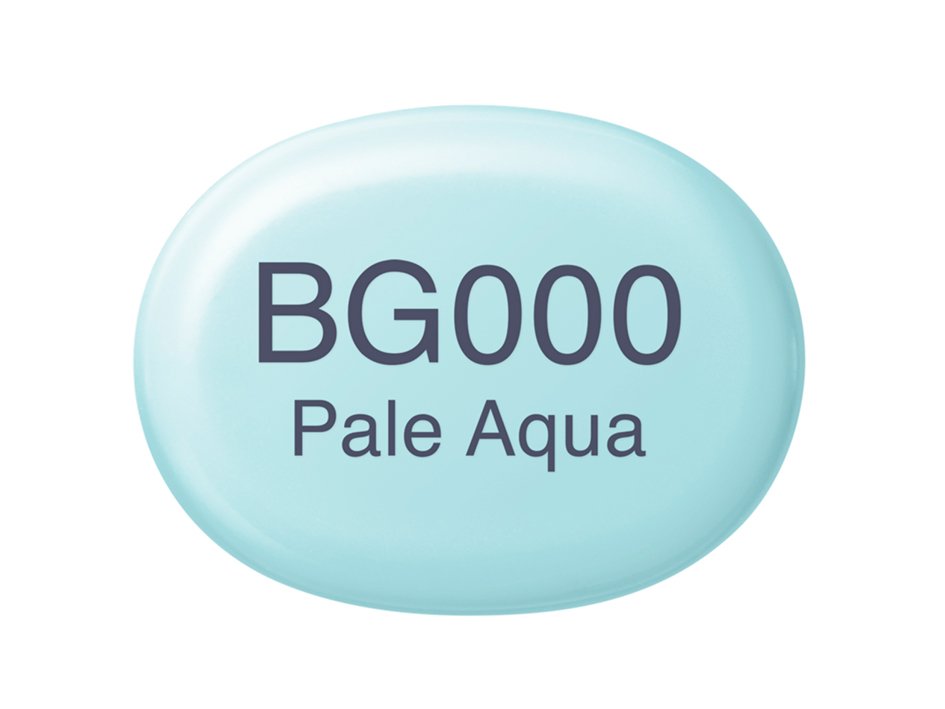 Copic Marker Sketch - BG000 Pale Aqua