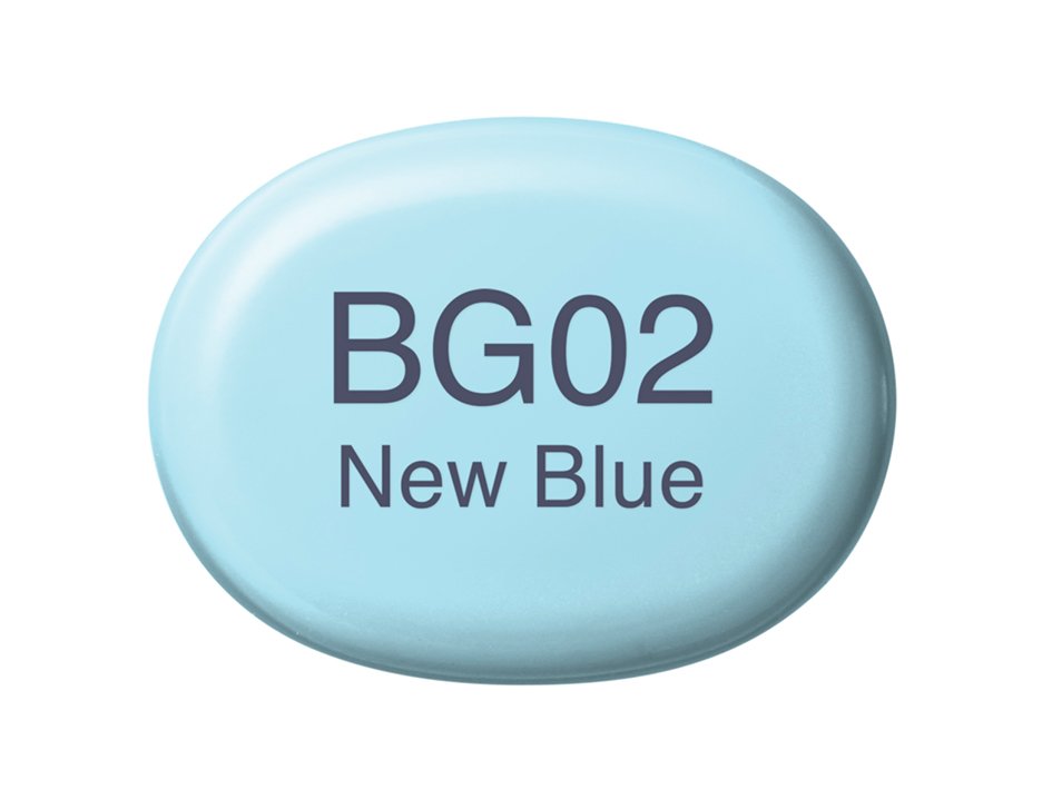 Copic Marker Sketch - BG02 New Blue
