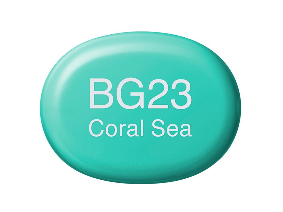 Copic Marker Sketch - BG23 Coral Sea