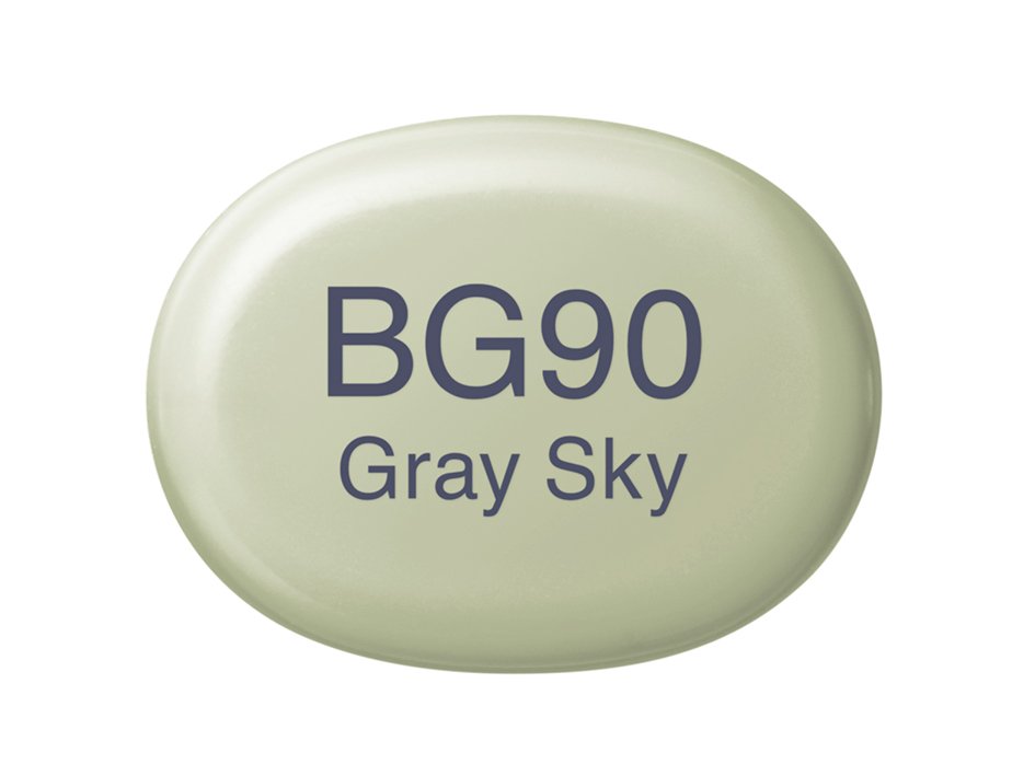 Copic Marker Sketch - BG90 Gray Sky