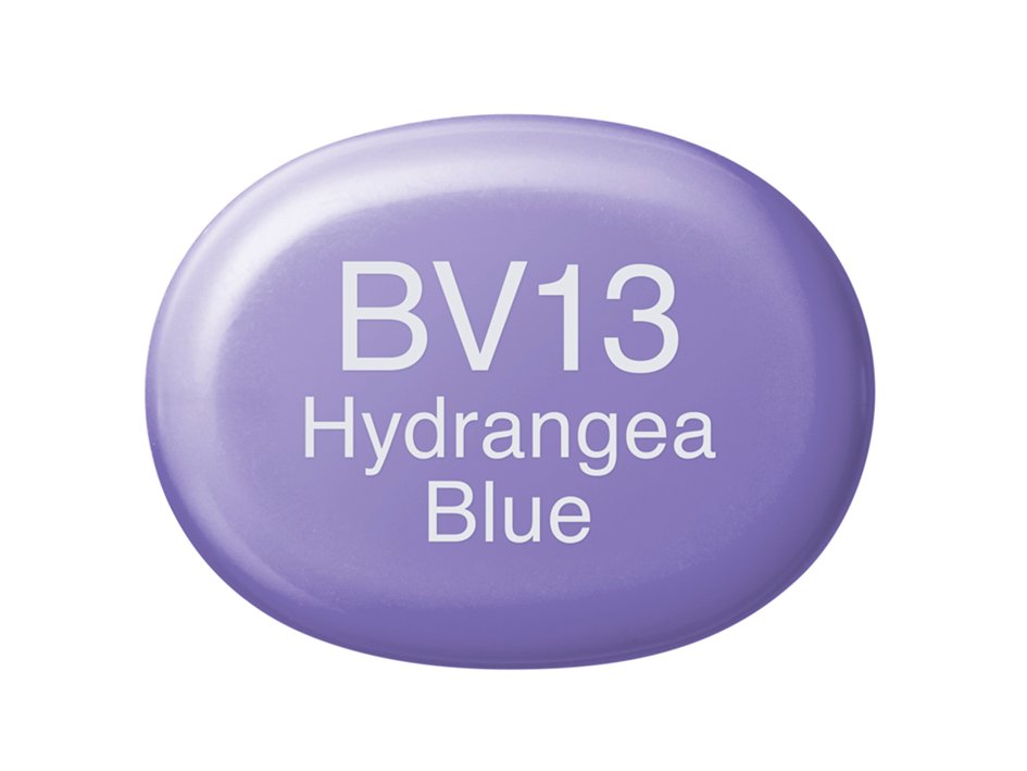 Copic Marker Sketch - BV13 Hydrangea Blue