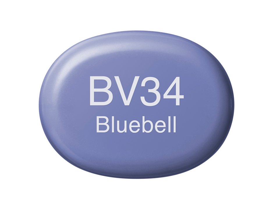 Copic Marker Sketch - BV34 Bluebell