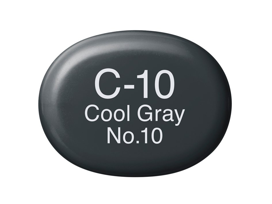Copic Marker Sketch - C10 Cool Gray No.10